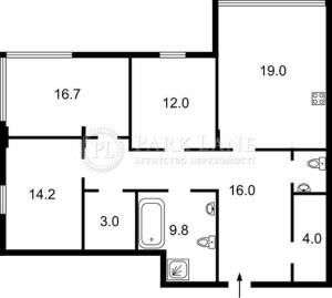 Квартира W-7394364, Кишки Самийла (Конева Маршала), 12а, Киев - Фото 10