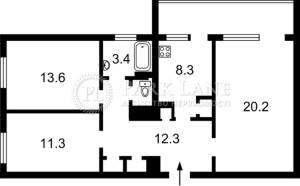 Квартира W-7397945, Митрополита Андрія Шептицького (Луначарського), 3б, Київ - Фото 2