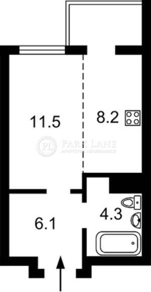Квартира W-7398128, Сім'ї Кульженків (Дегтяренка Петра), 37, Київ - Фото 8