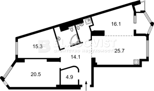 Квартира W-7393278, Хмельницкого Богдана, 58а, Киев - Фото 2