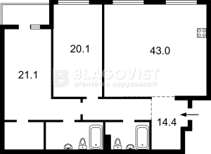 Квартира W-7393898, Набережно-Хрещатицька, 21, Київ - Фото 2