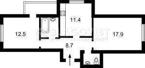 Квартира W-7414277, Голосеевский проспект (40-летия Октября просп.), 74, Киев - Фото 1