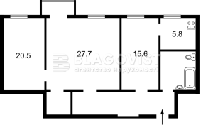 Квартира W-7421195, Бехтеревский пер., 13а, Киев - Фото 11