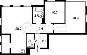 Квартира W-7394086, Салютная, 2/31, Киев - Фото 2