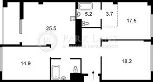 Квартира W-7394730, Гарета Джонса (Хохловых Семьи), 12, Киев - Фото 2