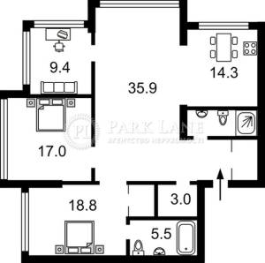 Квартира W-7395204, Оболонский просп., 26, Киев - Фото 14