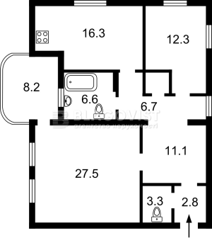  Офіс, W-7406670, Голего Миколи (Лебедєва-Кумача), 6, Київ - Фото 7