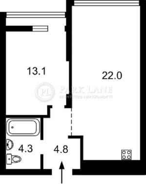 Квартира W-7404278, Гарета Джонса (Хохловых Семьи), 12, Киев - Фото 5