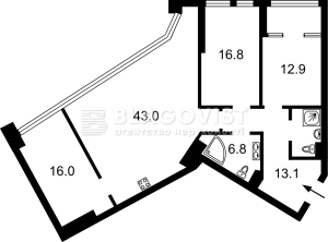 Квартира W-7419089, Берестейский просп. (Победы просп), 11, Киев - Фото 5