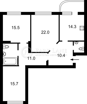 Квартира W-7441948, Пчелки Елены, 2, Киев - Фото 8