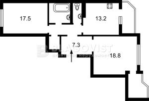 Квартира W-7405804, Чавдар Елизаветы, 1, Киев - Фото 2
