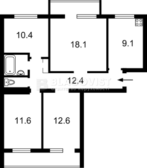 Квартира W-7408521, Гонгадзе (Машиностроительная), 8, Киев - Фото 14