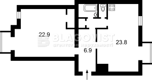 Квартира W-7409541, Гончара Олеся, 55, Киев - Фото 2
