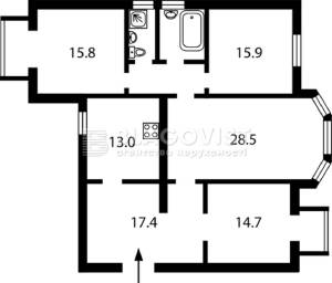 Квартира W-7423655, Круглоуниверситетская, 7, Киев - Фото 13