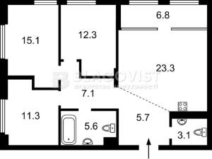 Квартира W-7423658, Днепровская наб., 20а, Киев - Фото 2