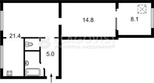 Квартира W-7438299, Бекешкиной Ирины (Карбышева Генерала), 8, Киев - Фото 6