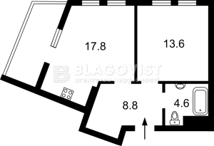 Квартира W-7411045, Бердника Олеся, 1д, Киев - Фото 12