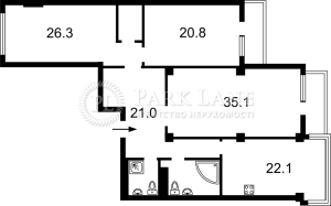 Квартира W-7420198, Верхогляда Андрея (Драгомирова Михаила), 5, Киев - Фото 11