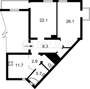 Квартира W-7426693, Антонова Авиаконструктора, 2/32к1, Киев - Фото 15