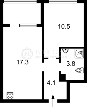 Квартира W-7432322, Салютная, 2, Киев - Фото 9
