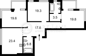 Квартира W-7438000, Джона Маккейна (Кудри Ивана), Киев - Фото 14