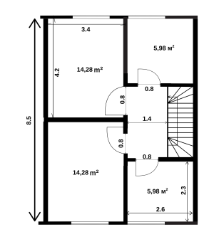 Будинок W-7418494, Ходосівка - Фото 4