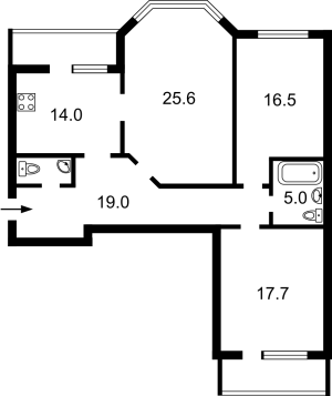 Квартира W-7420511, Гмирі Б., 6, Київ - Фото 12