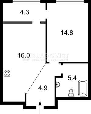 Квартира W-7420614, Крістерів родини, 2, Київ - Фото 2