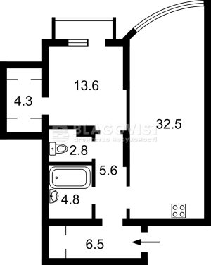 Квартира W-7420635, Харківське шосе, 19а, Київ - Фото 3