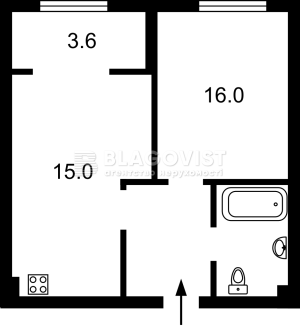 Квартира W-7420820, Максимовича Михаила (Трутенко Онуфрия), 26д, Киев - Фото 4