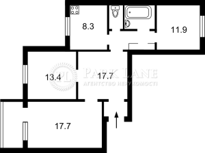 Квартира W-7433375, Академика Палладина просп., 7, Киев - Фото 12