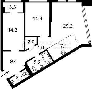 Квартира W-7433692, Берестейський просп. (Перемоги просп.), 11, Київ - Фото 3