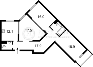 Квартира W-7431079, Здановської Юлії (Ломоносова), 50/2, Київ - Фото 12