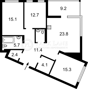 Квартира W-7433151, Дубищанська, 1, Київ - Фото 6