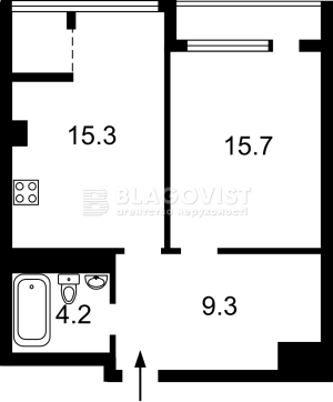 Квартира W-7433638, Юношеская (Жуляны), 1, Киев - Фото 14