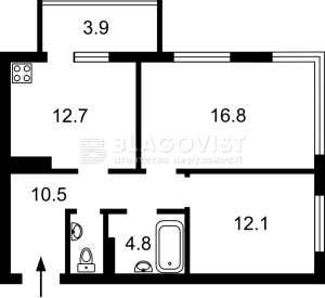 Квартира W-7434119, Пчілки Олени, 3в, Київ - Фото 14