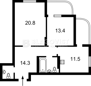 Квартира W-7434154, Калнишевського Петра (Майорова М.), 7, Київ - Фото 5