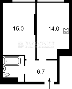 Квартира W-7434479, Олеся Александра, 9а, Киев - Фото 13