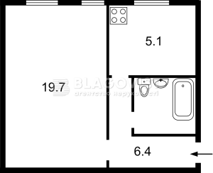 Квартира W-7436736, Лукаша Николая (Скрипника Николая), 1, Киев - Фото 13
