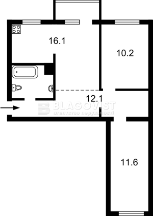 Квартира W-7440766, Голосеевский проспект (40-летия Октября просп.), 126/3, Киев - Фото 11