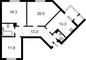 Квартира W-7441155, Выговского Ивана (Гречко Маршала), 10е, Киев - Фото 14