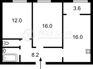 Квартира W-7441589, Максимовича Михайла (Трутенка Онуфрія), Київ - Фото 14