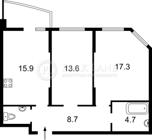 Квартира W-7441886, Каховська (Микільська Слобідка), 62а, Київ - Фото 13