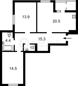 Квартира W-7443048, Виговського Івана (Гречка Маршала), 10ж, Київ - Фото 11