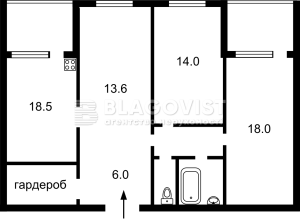 Квартира W-7437972, Голего Миколи (Лебедєва-Кумача), 12, Київ - Фото 3