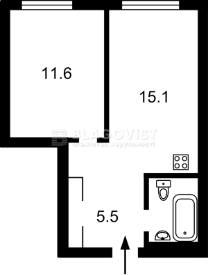 Квартира W-7441721, Олеся Олександра, 10, Київ - Фото 3