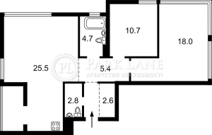 Квартира W-7444248, Салютная, 2/23, Киев - Фото 2