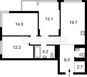 Квартира W-7442908, Олеся Олександра, 17, Київ - Фото 15