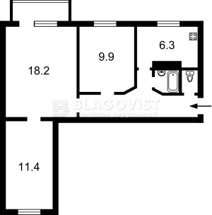 Квартира W-7442644, Леси Украинки бульв., 29, Киев - Фото 2
