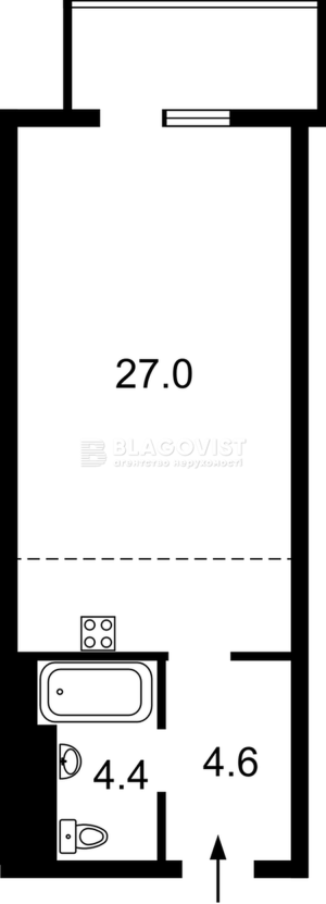 Квартира W-7448006, Максимовича Михаила (Трутенко Онуфрия), 26б, Киев - Фото 6